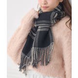 C/BLK | リバーチェックストール | RETRO GIRL