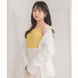 B/YEL | カップ付キャミ | RETRO GIRL