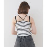 裾刺繍カップインキャミ | RETRO GIRL | 詳細画像3 