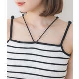 裾刺繍カップインキャミ | RETRO GIRL | 詳細画像4 