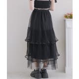 プリーツチュールSK 【Emsexcite】チュールスカート ティアードスカート | RETRO GIRL | 詳細画像17 