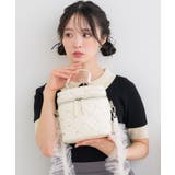 WHT2 | 【新色追加】ビジューキルトバニティバッグ | RETRO GIRL
