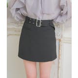 BLK1 | 共ベルト付台形ミニSK | RETRO GIRL