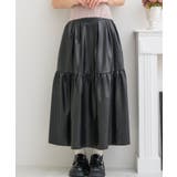 レザーハイウエストフレアSK 【Emsexcite】ハイウエスト フレアスカート | RETRO GIRL | 詳細画像1 