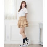 【新色追加】ギャザー2段フレアミニSK | RETRO GIRL | 詳細画像23