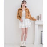 【新色追加】ギャザー2段フレアミニSK | RETRO GIRL | 詳細画像3