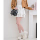 【新色追加】ギャザー2段フレアミニSK | RETRO GIRL | 詳細画像9