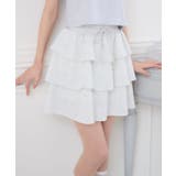 P/WHT | 裏毛ティアードミニSK | RETRO GIRL