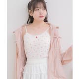 P/RED | 【新色追加】アソートレース付きキャミ | RETRO GIRL