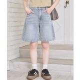 BLU1 | バミューダデニムPT | RETRO GIRL