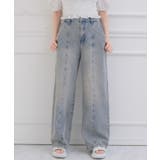 BLU4 | ビジューデニムPT | RETRO GIRL