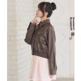 パッチ付FレザーBZ | RETRO GIRL | 詳細画像16 