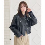 パッチ付FレザーBZ | RETRO GIRL | 詳細画像7 