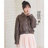 BRN0 | パッチ付FレザーBZ | RETRO GIRL