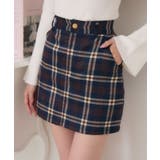 C/BLU | チェック台形ミニSK | RETRO GIRL