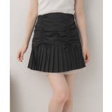 BLK1 | シャーリングプリーツミニSK | RETRO GIRL
