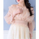 シャーリングパールBL ブラウス オフショルダー | RETRO GIRL | 詳細画像1