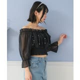 シャーリングパールBL ブラウス オフショルダー | RETRO GIRL | 詳細画像16