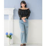 シャーリングパールBL ブラウス オフショルダー | RETRO GIRL | 詳細画像18