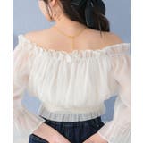 シャーリングパールBL ブラウス オフショルダー | RETRO GIRL | 詳細画像8