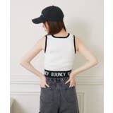 ロゴ配色NTタンク 【Emsexcite】ニットタンクトップ スポーツ | RETRO GIRL | 詳細画像20 