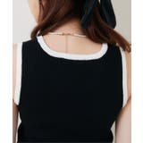 ロゴ配色NTタンク 【Emsexcite】ニットタンクトップ スポーツ | RETRO GIRL | 詳細画像31 