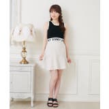 ロゴ配色NTタンク 【Emsexcite】ニットタンクトップ スポーツ | RETRO GIRL | 詳細画像34 