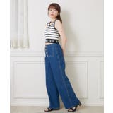 ロゴ配色NTタンク 【Emsexcite】ニットタンクトップ スポーツ | RETRO GIRL | 詳細画像7 