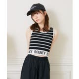 ロゴ配色NTタンク 【Emsexcite】ニットタンクトップ スポーツ | RETRO GIRL | 詳細画像9 