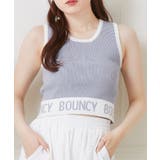 BLU0 | ロゴ配色NTタンク 【Emsexcite】ニットタンクトップ スポーツ | RETRO GIRL