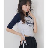 ドロスト五分袖TEE | RETRO GIRL | 詳細画像1