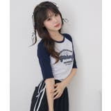 ドロスト五分袖TEE | RETRO GIRL | 詳細画像15