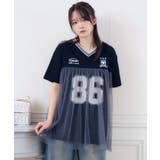 BLK1 | チュールユニフォームTEE | RETRO GIRL