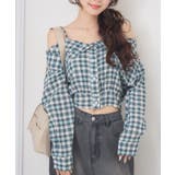 オフショルシャツ風チェックBL | RETRO GIRL | 詳細画像1