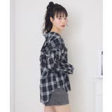フード付シアーチェックSH | RETRO GIRL | 詳細画像26