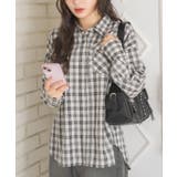 レースパッチ付チェックSH | RETRO GIRL | 詳細画像1