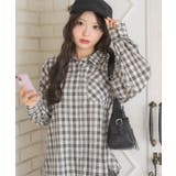 レースパッチ付チェックSH | RETRO GIRL | 詳細画像3