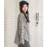 レースパッチ付チェックSH | RETRO GIRL | 詳細画像9