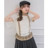 チェック柄裾フリルCT | RETRO GIRL | 詳細画像7 