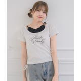ロゴプリントキャミレイヤードTEE | RETRO GIRL | 詳細画像23 