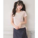 ロゴプリントキャミレイヤードTEE | RETRO GIRL | 詳細画像6 