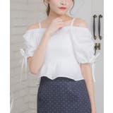 WHT1 | 袖ドロストシャーリングBL | RETRO GIRL