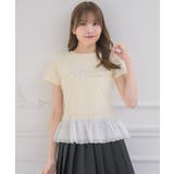 裾レースビジューロゴTEE | RETRO GIRL | 詳細画像23