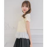 裾レースビジューロゴTEE | RETRO GIRL | 詳細画像25