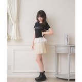 裾レースビジューロゴTEE | RETRO GIRL | 詳細画像5