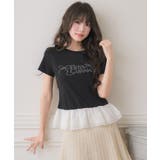 裾レースビジューロゴTEE | RETRO GIRL | 詳細画像7