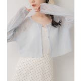 BLU0 | ショートNTカーディガン | RETRO GIRL