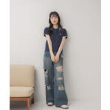 バイカラーポロTEE | RETRO GIRL | 詳細画像3