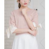 PNK0 | 袖BIGリボンNTカーデ | RETRO GIRL