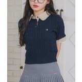 BLU2 | チェックSHドッキングNTPO | RETRO GIRL